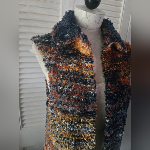 Pilcro Anthropologie Space-Dye Long Sweater Vest NWT - Picture 5 of 15